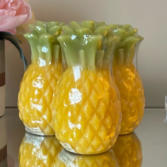 Target Other - Target Yellow and Green Pineapple Decor Accent Candales